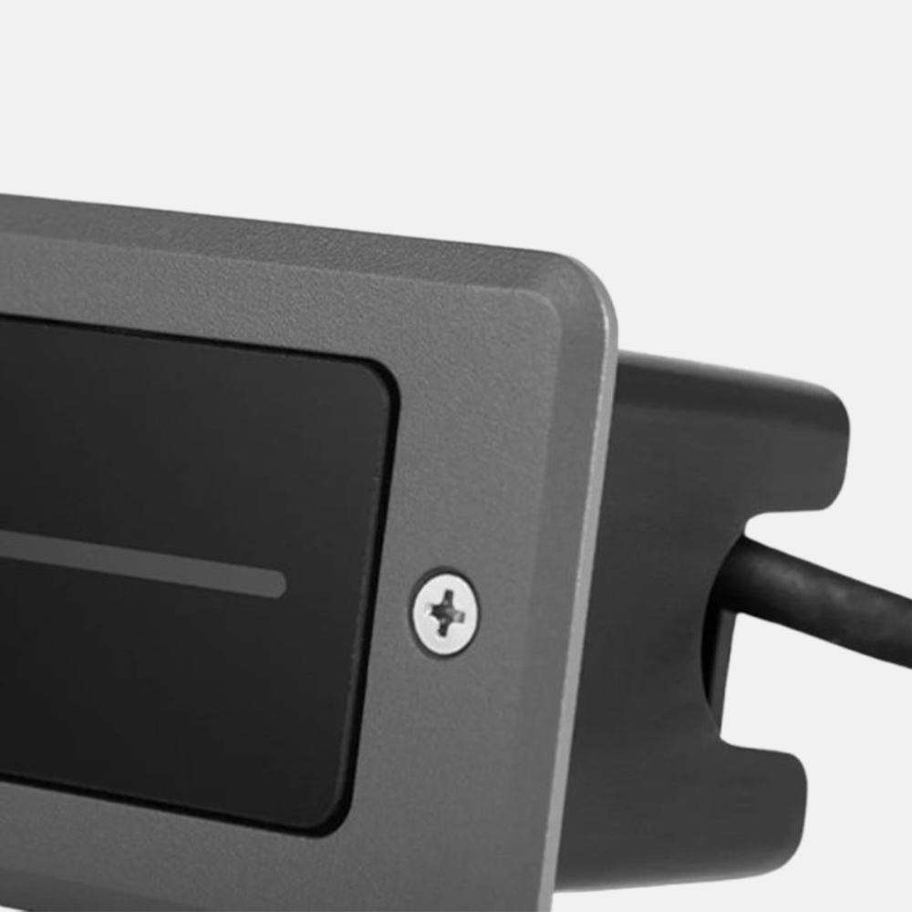 Modern Metal Rectangular Black Outdoor Lamp Garden