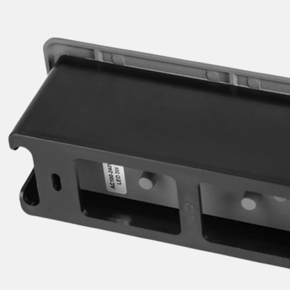 Modern Metal Rectangular Black Outdoor Lamp Garden