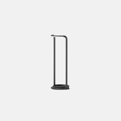 Industrial Metal Acrylic Black Outdoor Floor Lamp