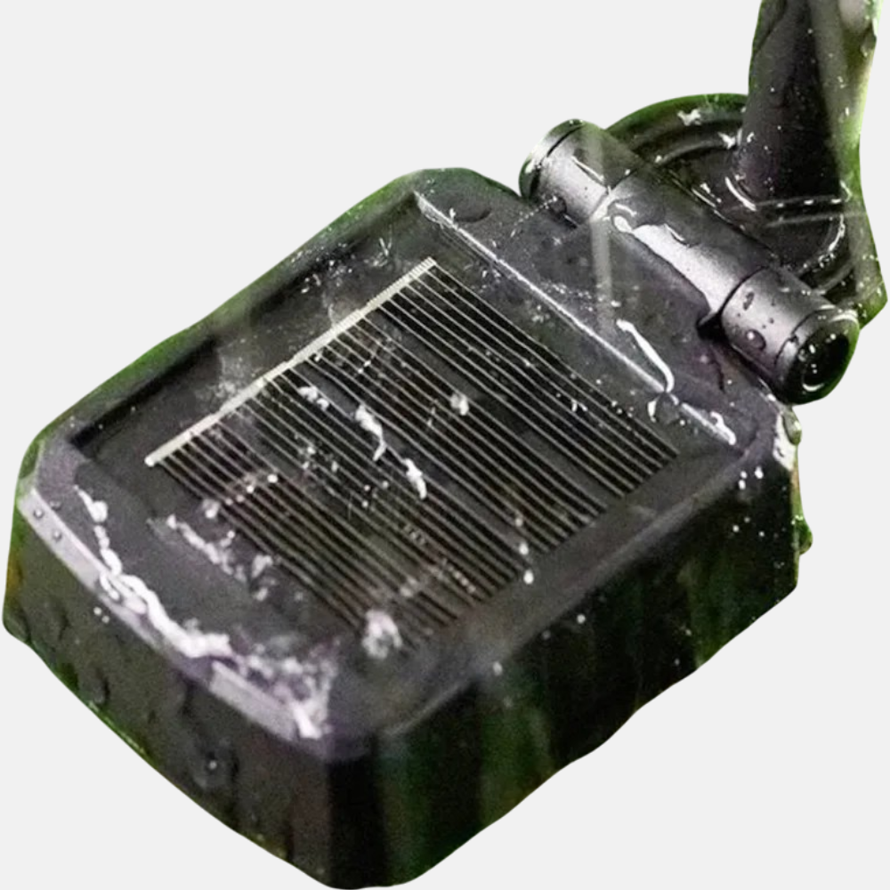 Art Deco Acrylic Cluster Black Outdoor Lamp Courtyard