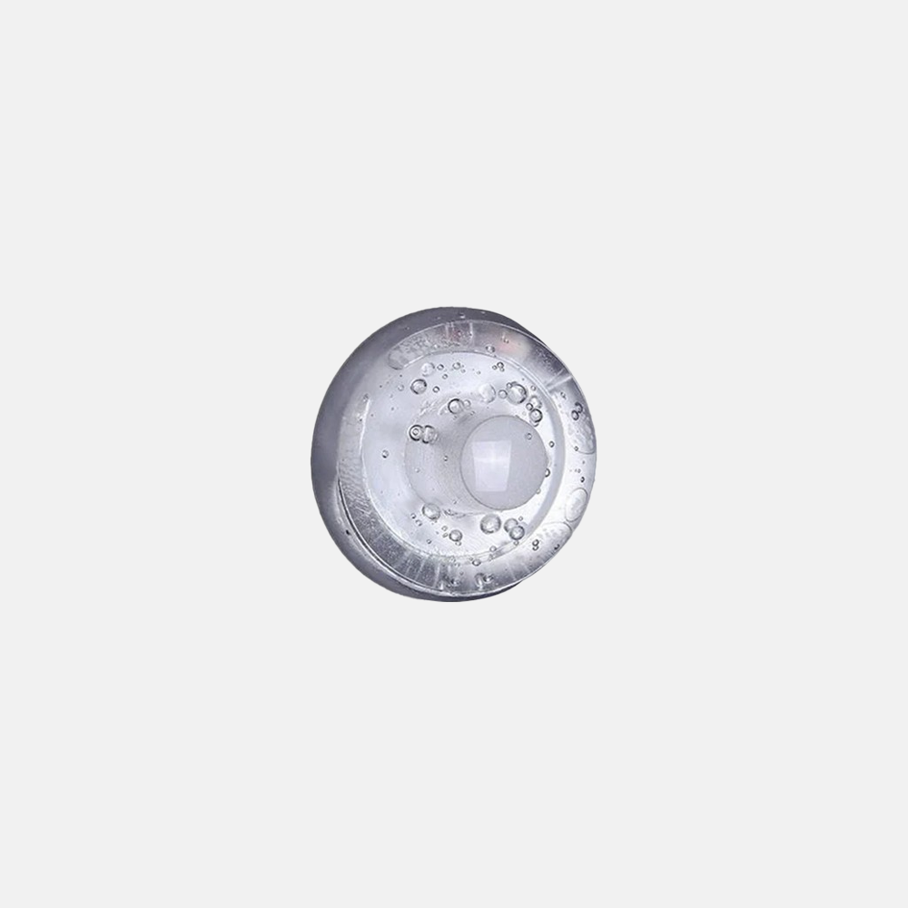 Modern Metal Glass Circular Clear Outdoor Wall Lamp Garden