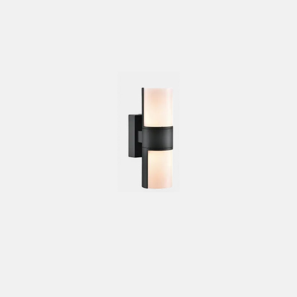 Modern Metal/Acrylic Balcony Outdoor Wall Lamp Black