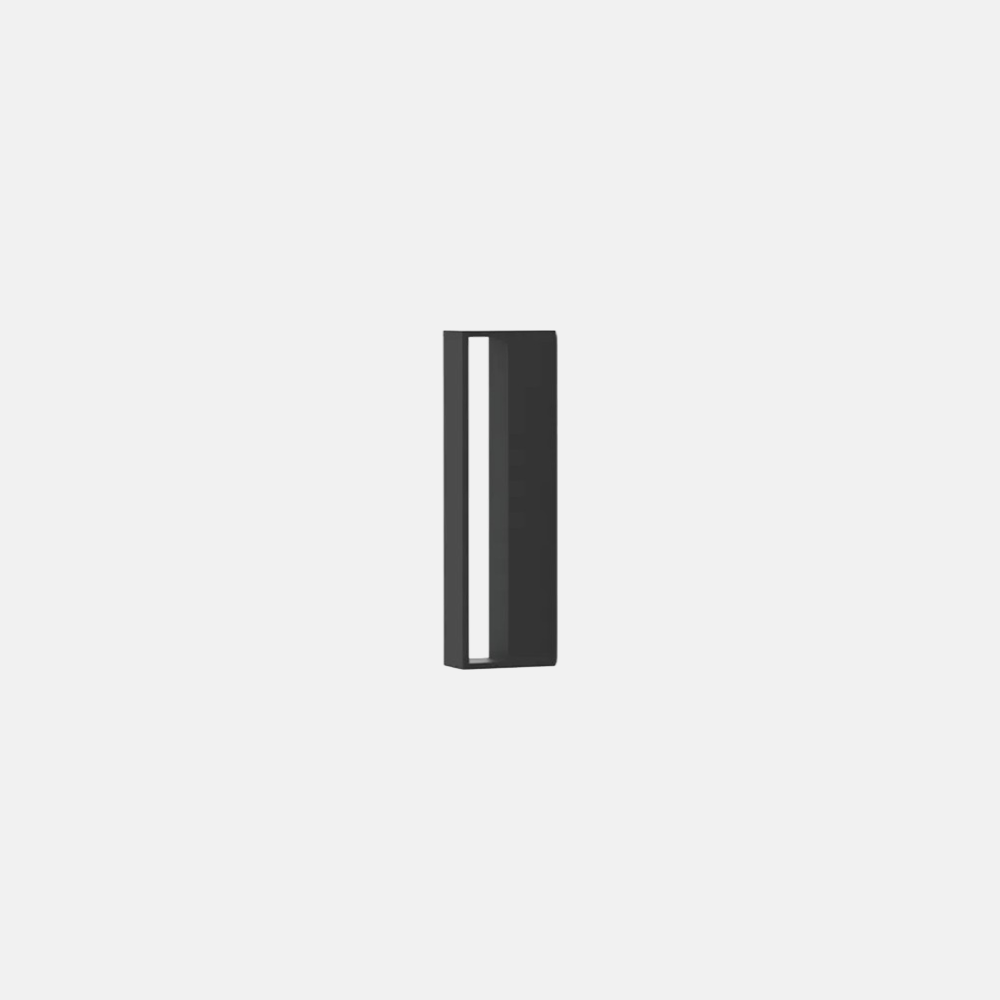 Modern Metal/Acrylic Rectangular Black/White Wall Lamp Outdoor