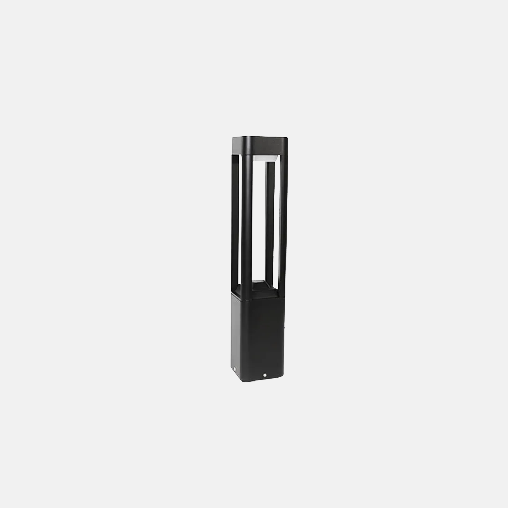 Modern Metal Acrylic Square Black Outdoor Path Light Outdoor
