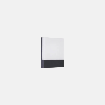 Modern Metal Acrylic Square Black White Outdoor Wall Light Garden