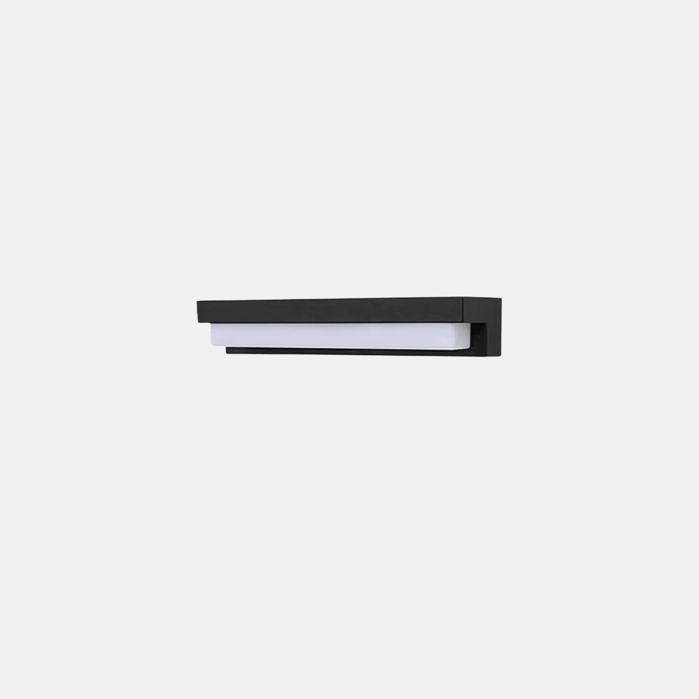 Modern Metal Acrylic Cylindrical Black Wall Lamp Outdoor