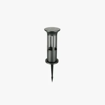 Modern Metal Cylindrical Black Outdoor Light Outdoor