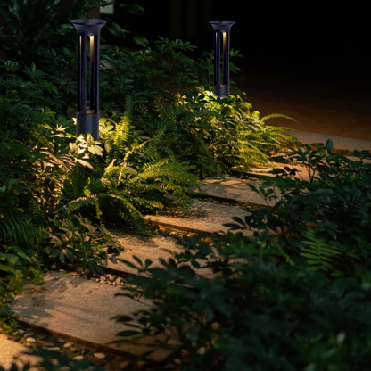 Modern Acrylic Rectangular Black Outdoor Lamp Outdoor