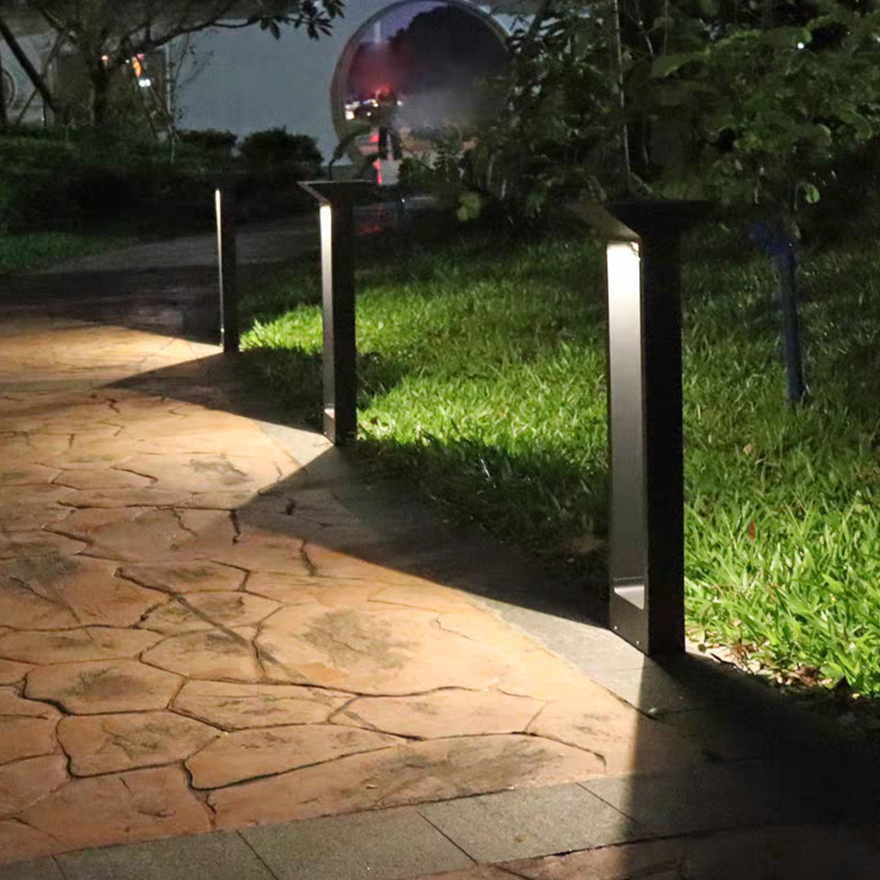 Modern Acrylic Conical Black Outdoor Lamp Outdoor