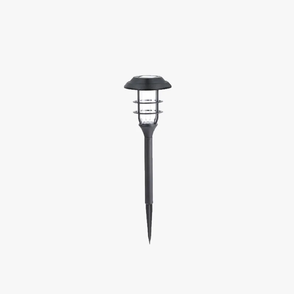 Unusual Metal Cylindrical Black Outdoor Bollard Light Outdoor