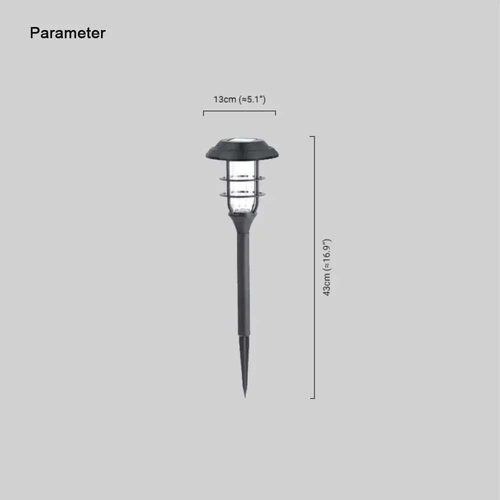 Modern Metal Cylindrical Black Outdoor Bollard Light Outdoor