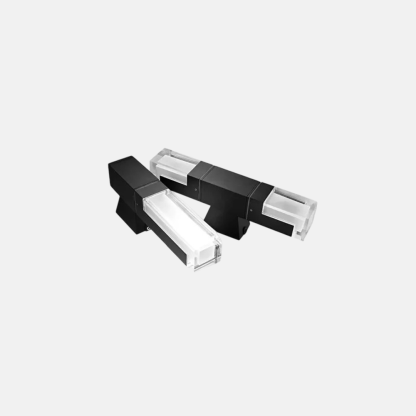 Modern Metal Acrylic Black Linear Outdoor Wall Light Garden