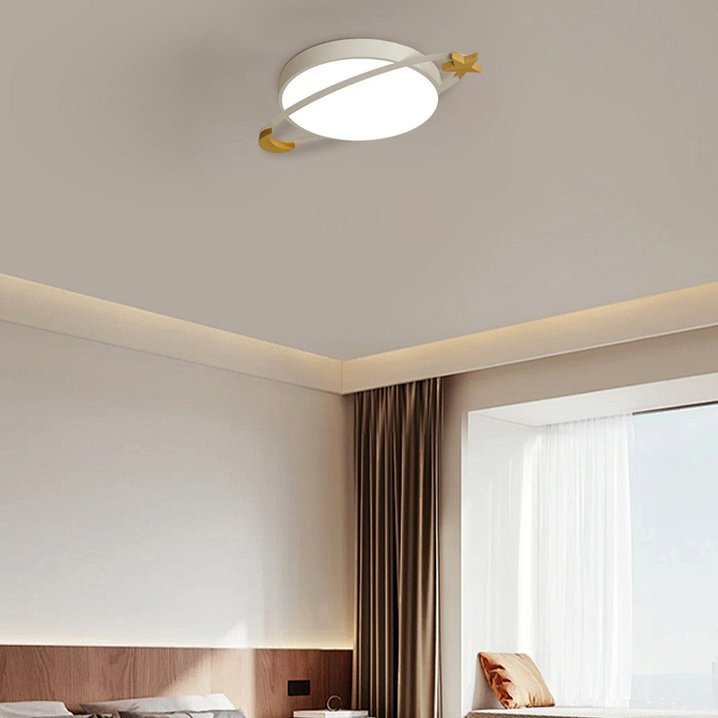 Morandi Acrylic Round Flush Mount Ceiling Light Grey/White/Green