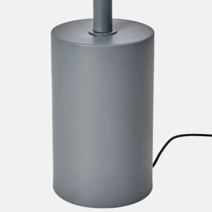 Minimalist Metal Linear Black White Gray Floor Lamp Bedroom