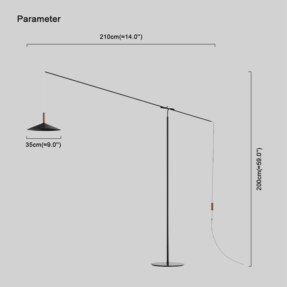 Modern Metal Curved Black Gold Living Room Floor Lamp