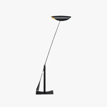 Vintage Metal Hooded Black Floor Lamp living Room