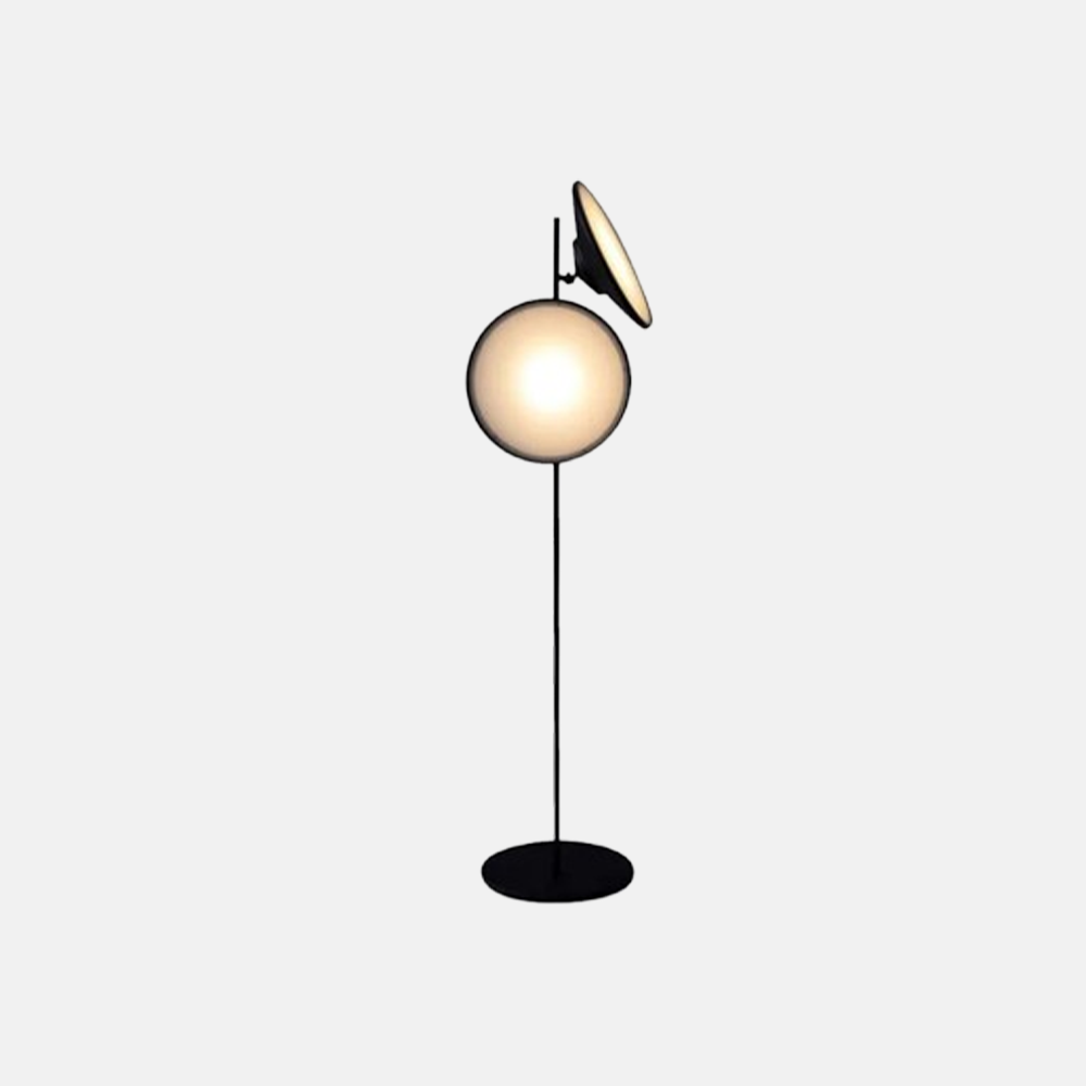 Modern Metal Hooded Black Floor Lamp Bedroom Living Room