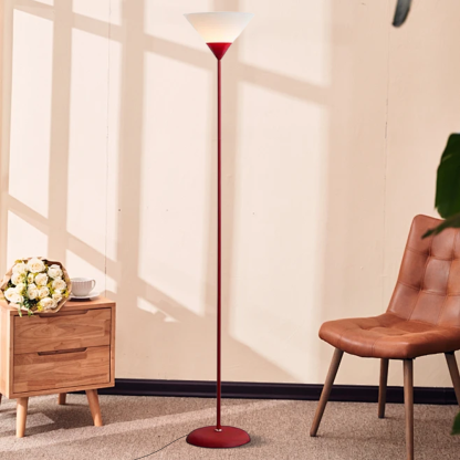 Modern Metal Acrylic Triangle Black Floor Lamp Living Room