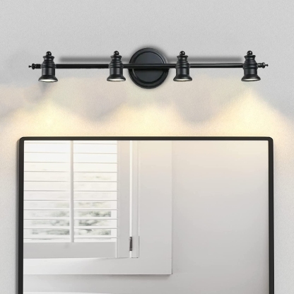 Modern Linear Wall Lamp Black Metal Riofu 