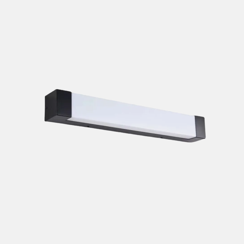 Modern Acrylic Rectangular Black Wall Lamp Terrace