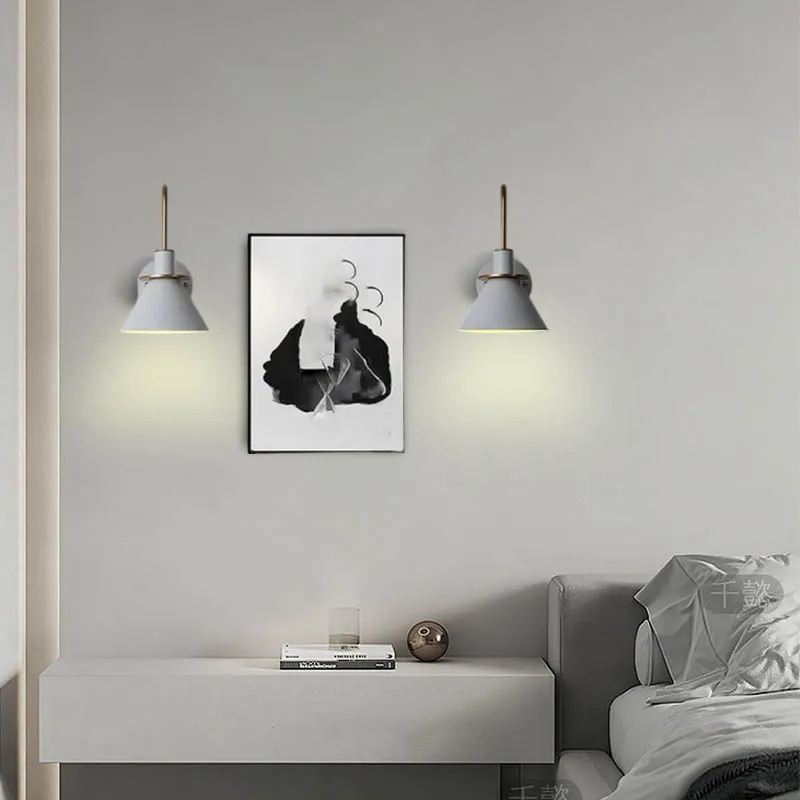 Nordic Modern LED Metal Wall Lamp Living Room