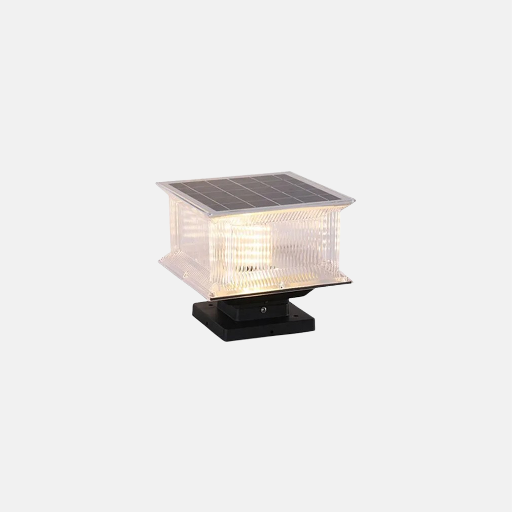 Modern Metal Rectangular Black Floor Lamp Garden Outdoor