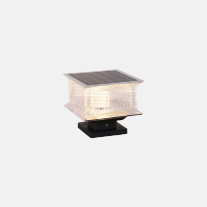 Modern Metal Rectangular Black Floor Lamp Garden Outdoor