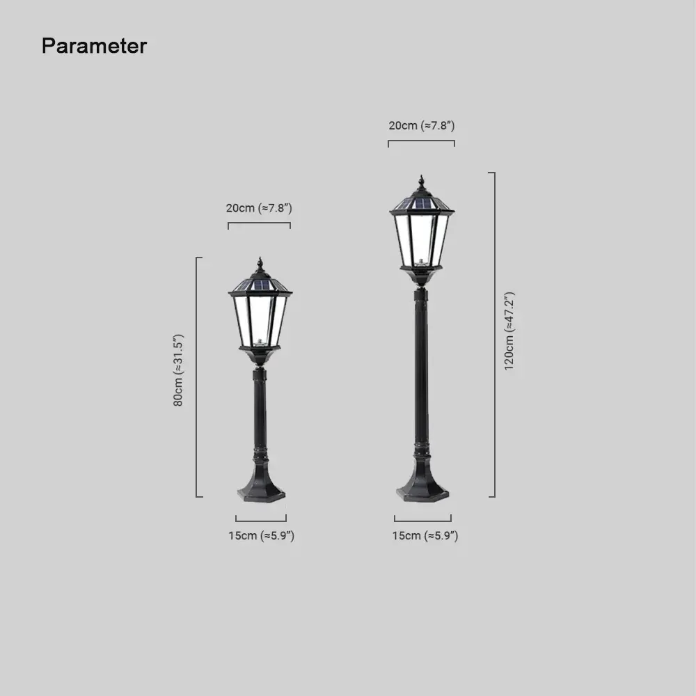 Modern Metal Glass Lantern Black Outdoor Light