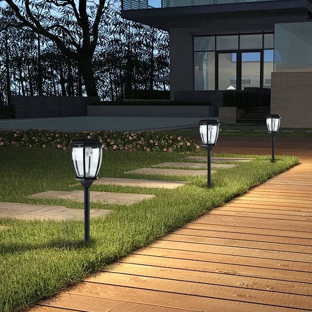 Nordic Metal Bubble Black Outdoor Lamp Garden