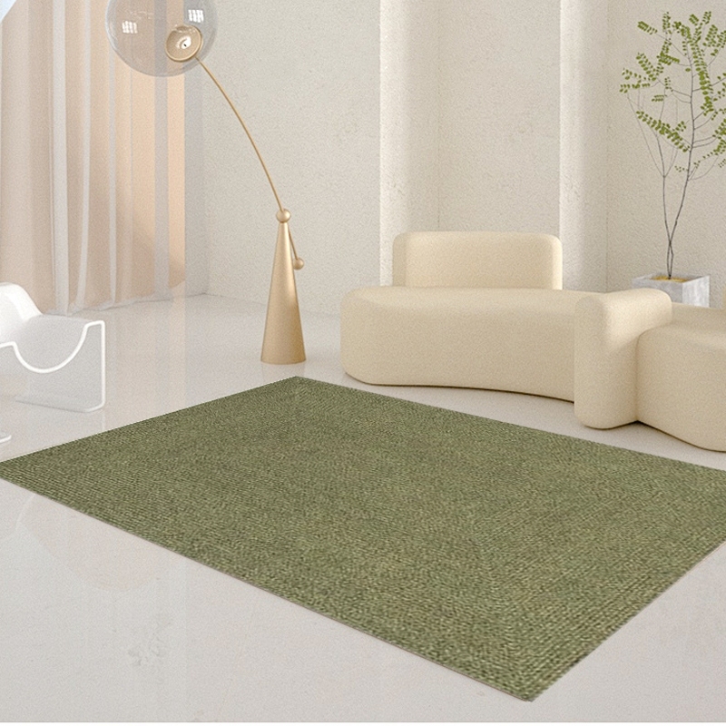 Hand Braided Riofu Polypropylene Green Rug Bedroom