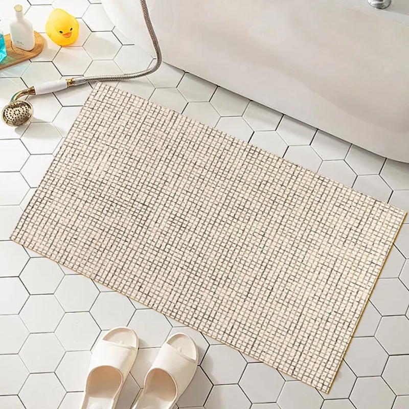 Melrose Riofu Wool Cream Rug Bedroom