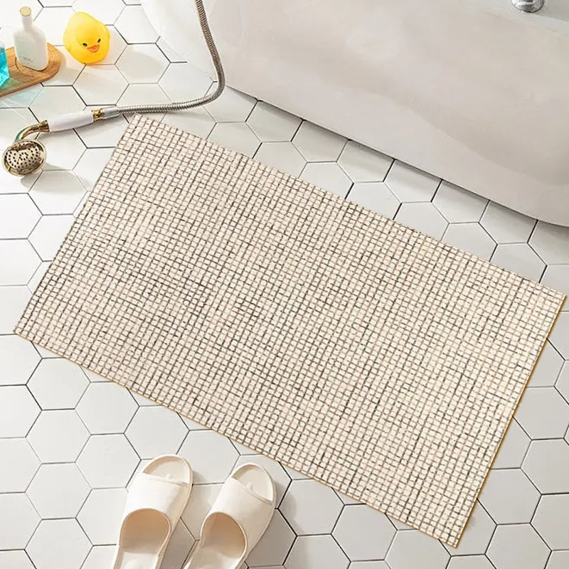 Melrose Riofu Wool Cream Rug Bedroom