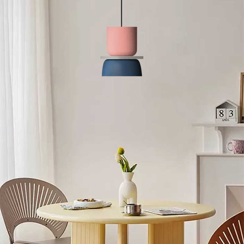 Art LED Pendant Light Metal Contrast Color Dining Room/Kitchen/Study Room
