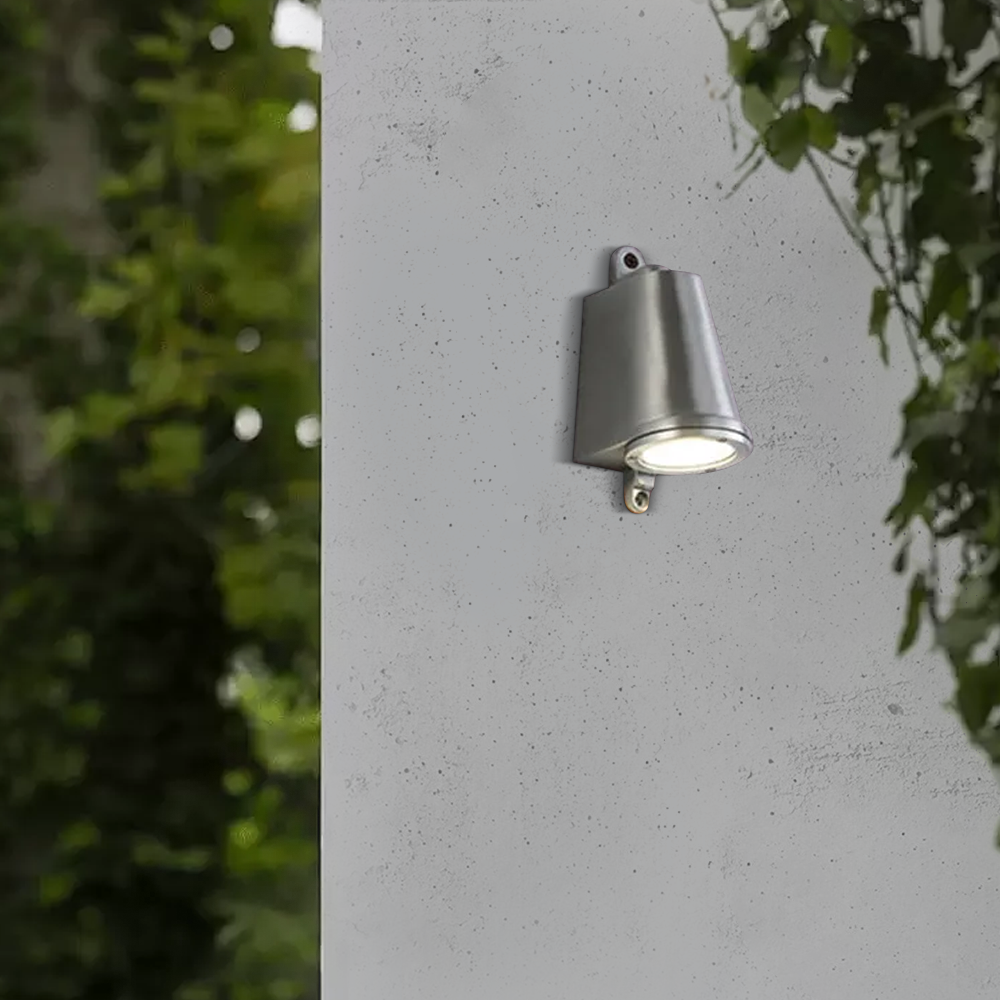 Modern Metal Arched Black Grey Copper Silver Outdoor Wall Lamp Balcony