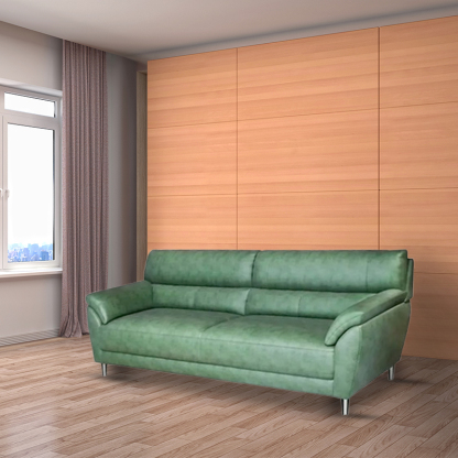 Modern Green Riofu Technical Fabric Sofa Living Room