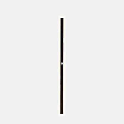 Modern Metal Acrylic Linear Black Wall Light Outdoor