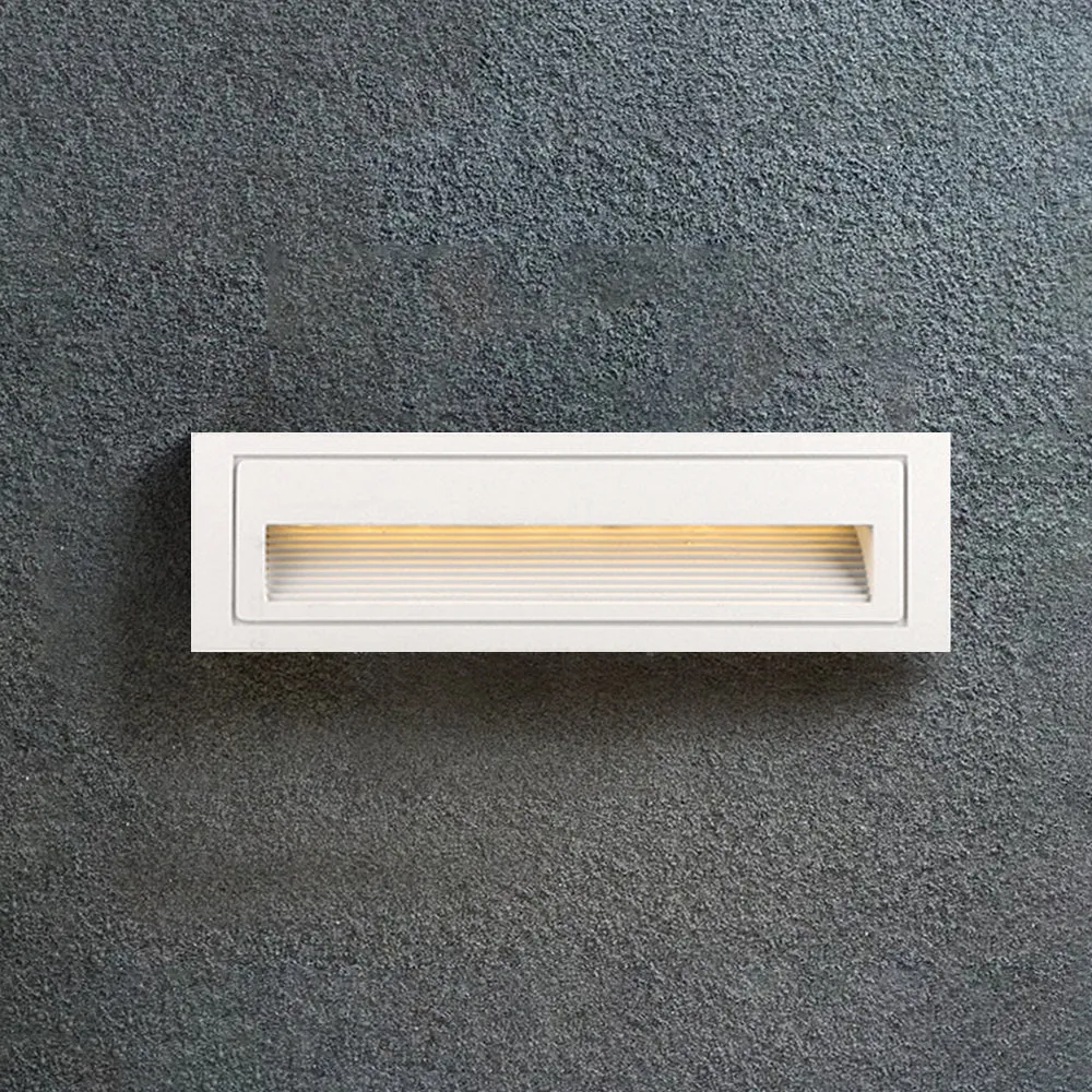 Modern Glass Square Black Outdoor Lamp Garden