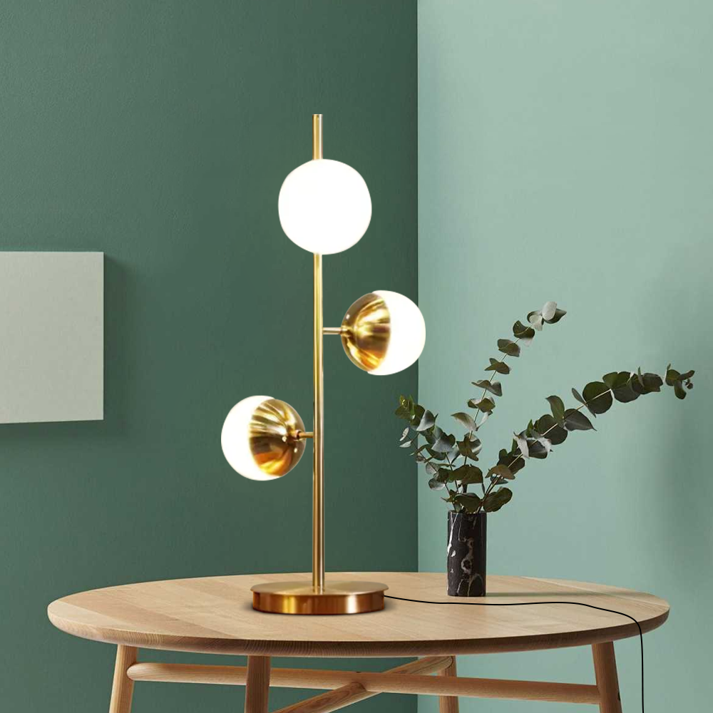 Modern Metal Linear Gold Floor Lamp Living Room
