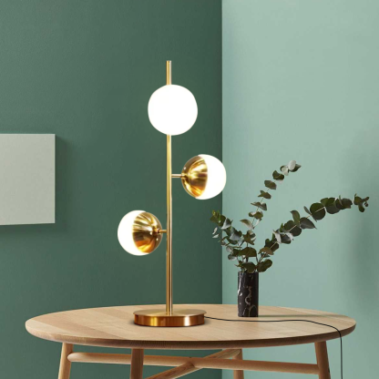 Modern Metal Linear Gold Floor Lamp Living Room
