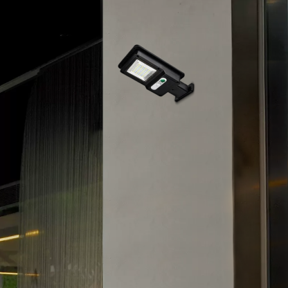 Modern Acrylic Square Garden Black Wall Lamp