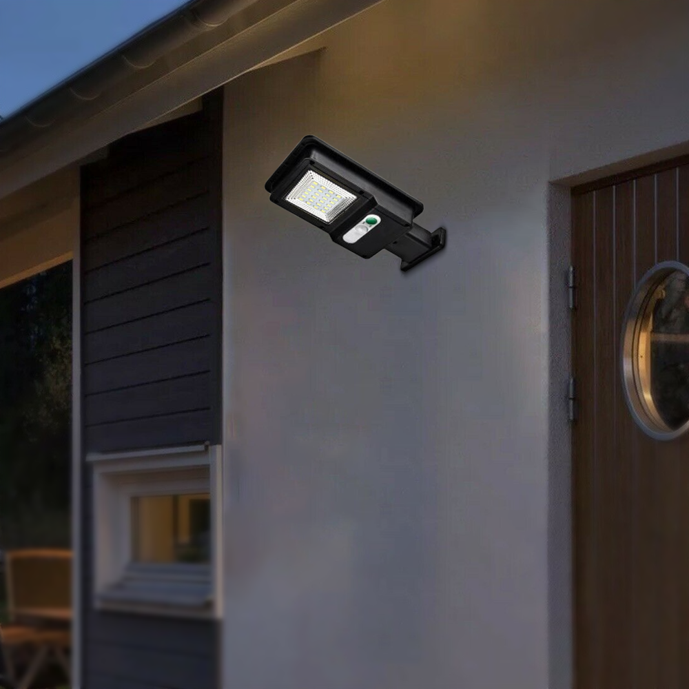 Modern Acrylic Square Garden Black Wall Lamp