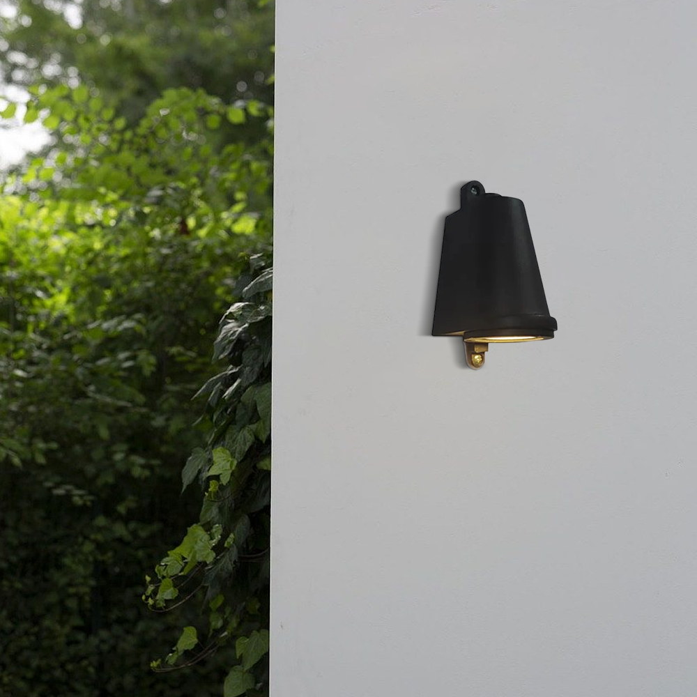 Modern Metal Arched Black Grey Copper Silver Outdoor Wall Lamp Balcony