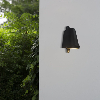 Modern Metal Arched Black Grey Copper Silver Outdoor Wall Lamp Balcony