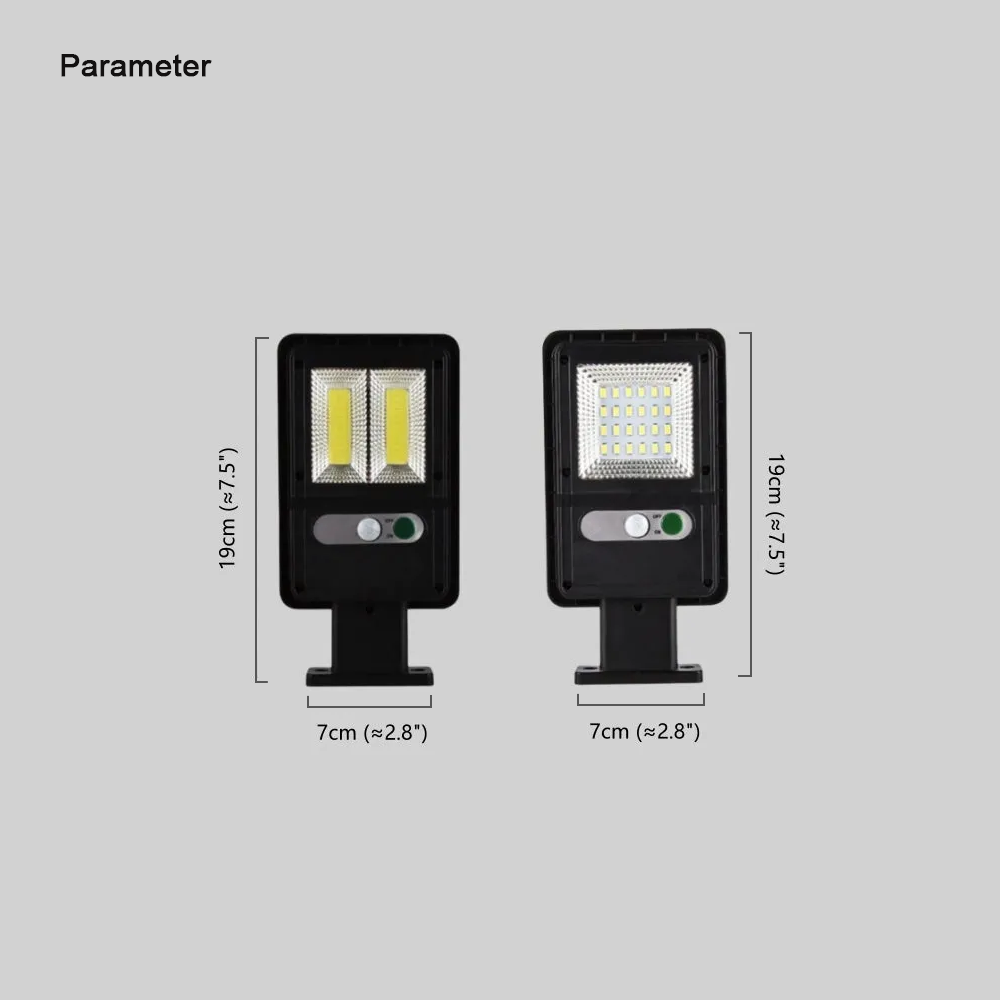 Modern Acrylic Square Garden Black Wall Lamp