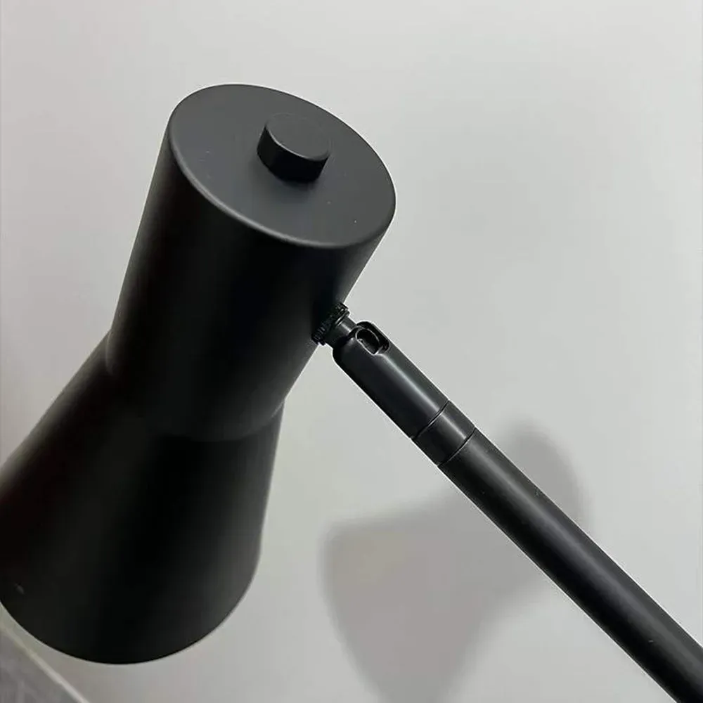 Vintage Metal Hooded Black Floor Lamp living Room