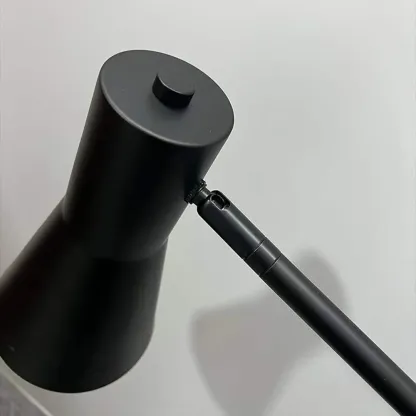 Vintage Metal Hooded Black Floor Lamp living Room