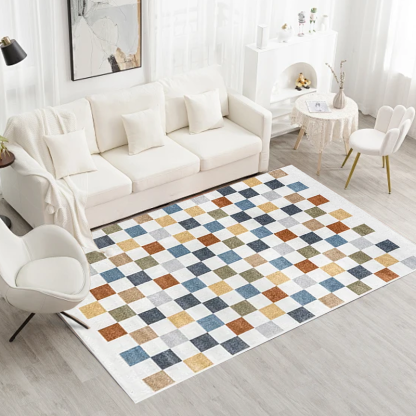 Carina Riofu Polyester Multicolor Rug Bedroom