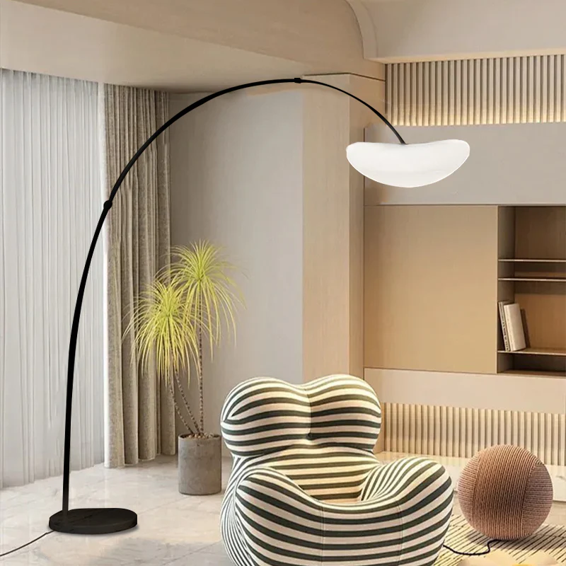 Minimalist Black/White Floor Lamp Living Room/Bedroom 