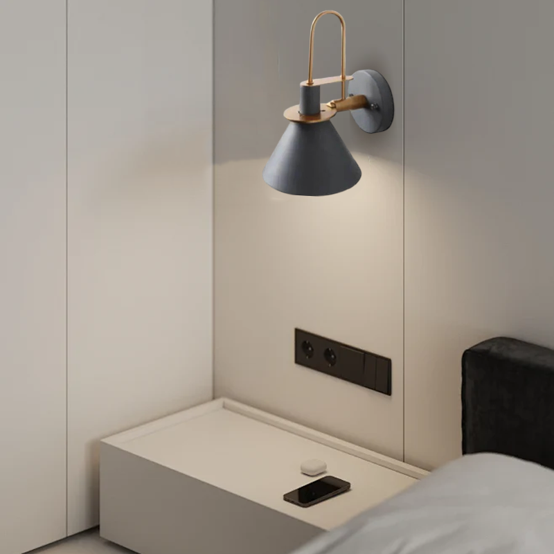 Nordic Modern LED Metal Wall Lamp Living Room