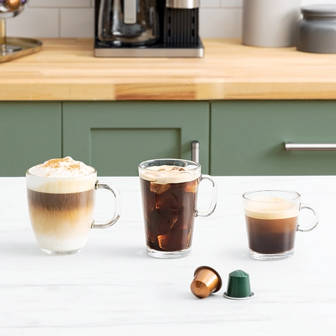 Iced coffee and espresso Iced coffee and espresso